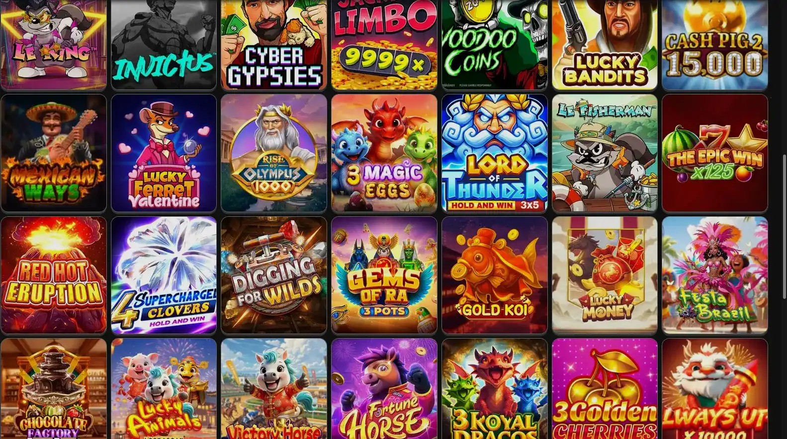 Игровой процесс в Риобет